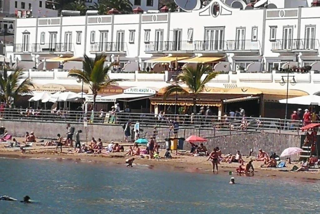 Charmante Wohnung Direkt Am Meer, Kostenloses Wlan プエルト・デ・モガン エクステリア 写真